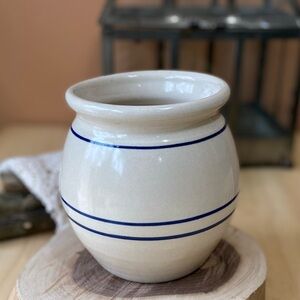 Vintage ceramic Casey Pottery crock from Marshall Texas